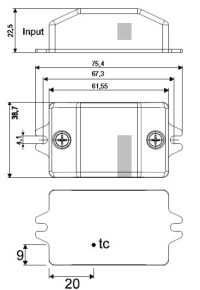 CASAMBI Dimmer CBU-TED. IP30 Gehäuse. Phasenabschnitt - Bild 2