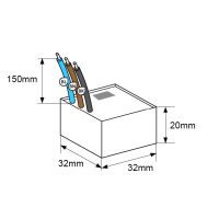 CASAMBI Schaltaktor Kompakt  (10A). 230V AC. Einbau - Bild 4