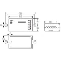 CASAMBI PWM Dimmer - 4 Kanal (CBU-PWM4). 144W - 6A. 12 - 24V DC. IP20 - Bild 3