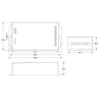 CASAMBI PWM Dimmer - 5 Kanal. 240W - 4A. 12 - 24V DC. IP20 - Bild 3