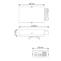 CASAMBI PWM Dimmer - 4 Kanal. 422W - 4A. 12 - 48V DC. IP20 - Bild 4
