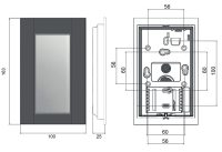 CASAMBI Wand-Touchpanel  ARCA ACE, anthrazit - Bild 2
