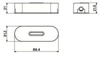 CASAMBI ARLECA Handdimmer weißarz -D-1005P-BT98-30W - Bild 2
