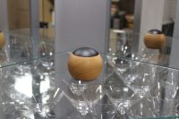 CASAMBI LEPUK  Touch-Dimmer  Kirsch Holz, schwarzer Schalter - Bild 4