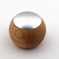 CASAMBI LEPUK  Touch-Dimmer  Kirsch Holz, silberner Schalter - Bild 1