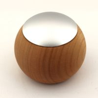 CASAMBI LEPUK  Touch-Dimmer  Kirsch Holz, silberner Schalter - Bild 3