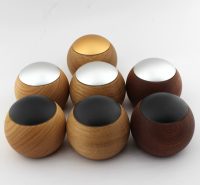 CASAMBI LEPUK  Touch-Dimmer  Kirsch Holz, goldener Schalter - Bild 4