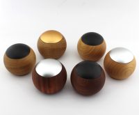 CASAMBI LEPUK  Touch-Dimmer  Kirsch Holz, goldener Schalter - Bild 5