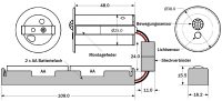 CASAMBI Bewegungs- und Tageslichtsensor Batterie schwarz - Bild 3