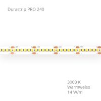 LED-Streifen DURASTRIP PRO240 IP20 5m 14W/m 24V 3000K - Bild 1