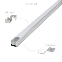 Aluprofil ANBAUPROFILE: PRAP U 2m 22mm 19mm - Bild 1