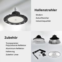 HB2 - HIGH BAY Hallenstrahler - 120°, 200W, 4000K, 30000lm, IP65, 220-240V - Bild 5
