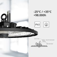 HB6 - HIGH BAY CCT Hallenstrahler - 90°, 150-175-200W, 3000-4000-5000K, IP65, ø360mm, 220-240V - Bild 7