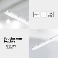 LED-Feuchtraumleuchte DAMP PROOF LED MULTIPOWER CCT IP65 30W 45009000lm 400050006500K 1.5m - Bild 5