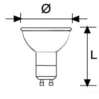 LED-Lampe GU10 CLASSIC 4.2W 490lm 4000K 100° - Bild 2