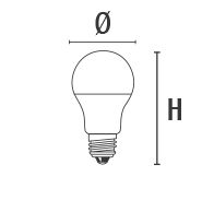 4er-PACK A60 - 13,5W, 3000K, 1521lm, 220-240V, E27 - Bild 3