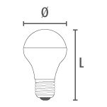 LED-Lampe DECO LED SENSOR E27 10W 1060lm 4000K 200° - Bild 2