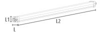 LED-Feuchtraumleuchte BATTEN BT3 18W 2250lm 6000K 600mm IP65 - Bild 3