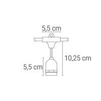Leuchte CATENARIA 24 LAMPENHÄLTER E26 Schwarz IP44 - Bild 2
