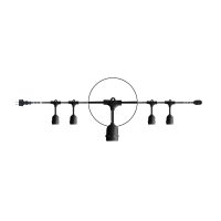 Leuchte CATENARIA 24 LAMPENHÄLTER E26 Schwarz IP44 - Bild 1