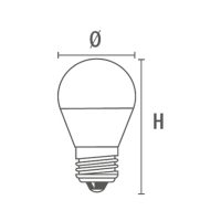 DECO LED UP KUGEL - 5W, 4000K, 485lm, 220-240V, E27 - Bild 2