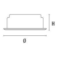 LED-Einbauleuchte LESELI 8W 600lm 4000K 120° Ø85 IP20 - Bild 2