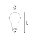 DECO LED A60 EVO 220° - 17W, 4000K, 2450lm, 220-240V, E27 - Bild 2