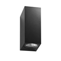 Leuchte DURABLE APPLIQUE BRICK IP44 Schwarz GU10 - Bild 1