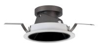 Leuchte DURABLE VERSENKTE SCHWARZ Weiß GU10 IP20 Ø90 - Bild 1