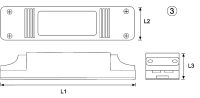 Halogen-Trafo ELEKTRONISCHE TRANSFORMATOREN FÜR HALOGENLAMPEN 150W 230V IP20 - Bild 2
