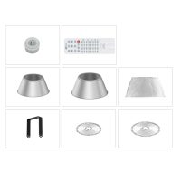HB6 - HIGH BAY CCT Hallenstrahler - 90°, 150-175-200W, 3000-4000-5000K, IP65, ø360mm, 220-240V - Bild 3