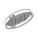 DURA BEAM 3 Phasen Strahler - Blendschutzgitter, ø50mm, weiss, 5Stk. - Bild 2
