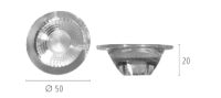 DURA BEAM 3 Phasen Strahler - Linse, ø50mm, 10Stk. - Bild 2