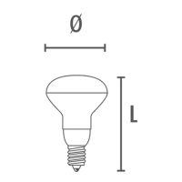 REFLECT-LED R80 - 10W, 2700K, 1000lm, E27, 120°, 220-240V - Bild 2