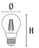 LED-Lampe DECO LED TECNO VINTAGE TRANSPARENT E27 7W 806lm 6400K 320° - Bild 2