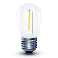 LED-Lampe DECO LED TECNO VINTAGE TRANSPARENT E27 1W 55lm 2700K 280° - Bild 1