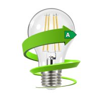 LED-Lampe DECO LED TECNO VINTAGE TRANSPARENT E27 5W 1060lm 2700K 320° - Bild 1