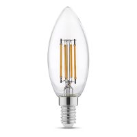 LED-Lampe DECO LED TECNO VINTAGE TRANSPARENT E14 4W 470lm 4000K 320° Ø35 - Bild 1
