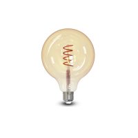 LED-Lampe DECO LED TECNO VINTAGE AMBER E27 4W 200lm 1800K 320° Ø125 - Bild 1