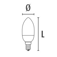 LED-Lampe DECO LED TECNO VINTAGE OPAL E14 3W 250lm 2700K 320° Ø35 - Bild 2