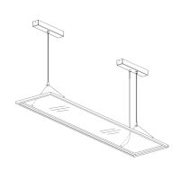 LED-Panel SLIMFLUX TRANSLUZENTE UP&DOWN PLUS 40W 3800lm 3000K Ra80 1.2m IP20 - Bild 2