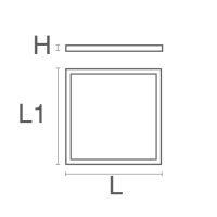 LED-Panel SLIMFLUX SL + UGR BASIC 605mm - Bild 2