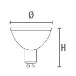 LED-Lampe MR11 MR16 PAR16 VINTAGE GU10 4.7W 900lm 4000K 100° - Bild 2