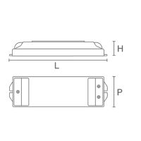 WALL TOUCH DIMMER FÜR DURASTRIP, 12-24V, DIMMBAR - Bild 2