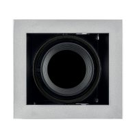 Leuchte DURABLE VERSENKTE EINSTELLBARE OPTIK Silbergrau/Schwarz GU10 IP20 110mm - Bild 1