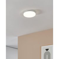 PUSH-Turn Budget LED-Deckenleuchte - Ø260mm, 16W, 3000-6500K, IP54 Weiss - Bild 2