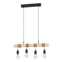 EGLO HL/4 SCHWARZ/EICHE-OPTIK TOWNSHEND - Bild 1