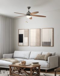Eglo SUSALE Deckenventilator Nickel-Matt. 1-flammig - Bild 2