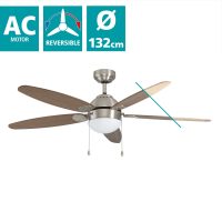 Eglo SUSALE Deckenventilator Nickel-Matt. 1-flammig - Bild 3