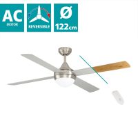 Eglo VARADERO Deckenventilator Nickel-Matt. 2-flammig - Bild 4